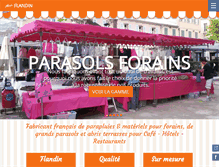 Tablet Screenshot of parasol-flandin.com